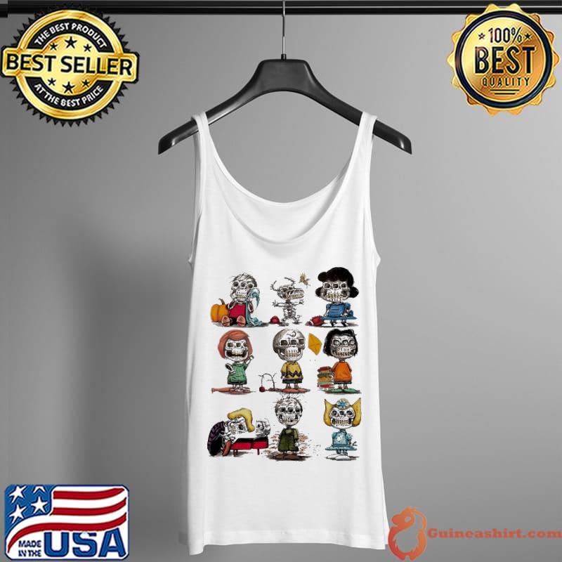 Top skull Snoopy Shirt Tank Top