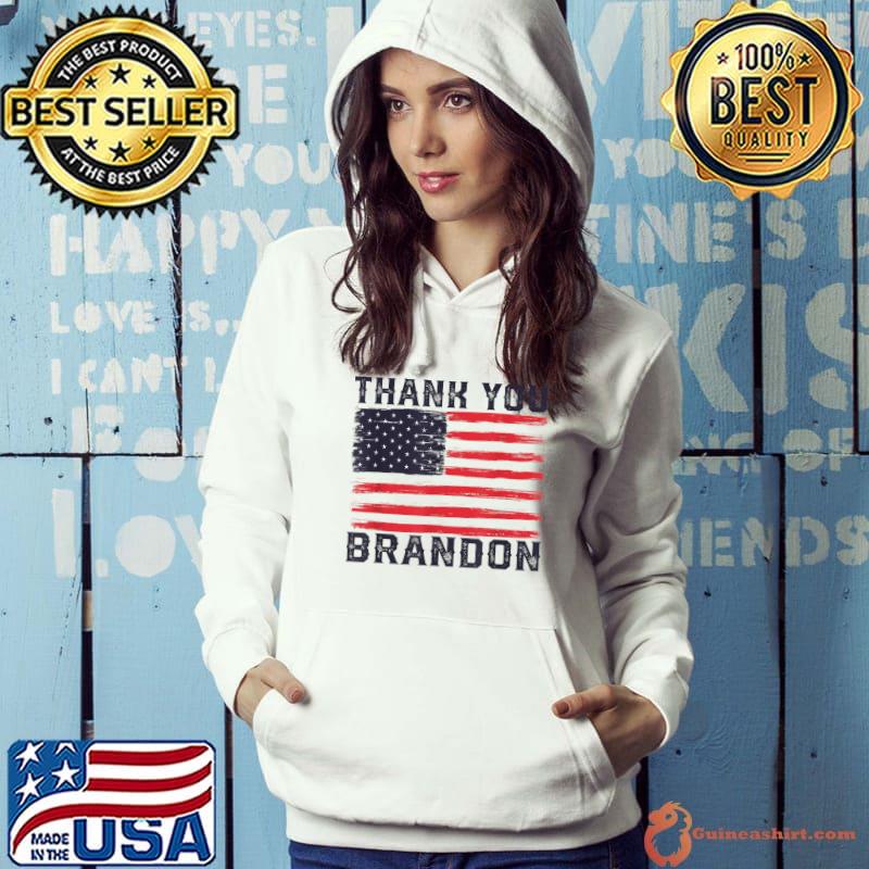 Top thank you Brandon American flag T-shirt