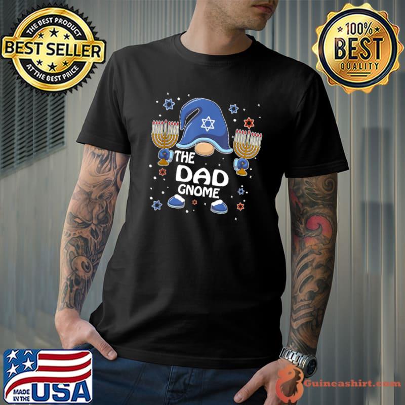 Top the Dad Gnome Hanukkah Matching Family Pajama T-Shirt