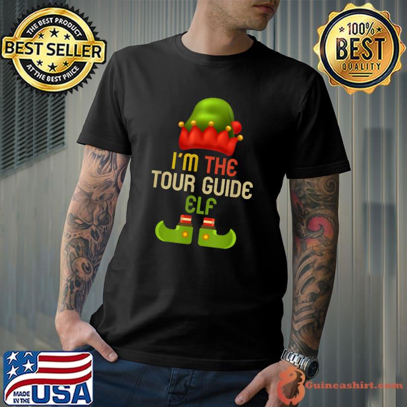 Tour guide Elf Christmas Matching Family Pajama Christmas T-Shirt