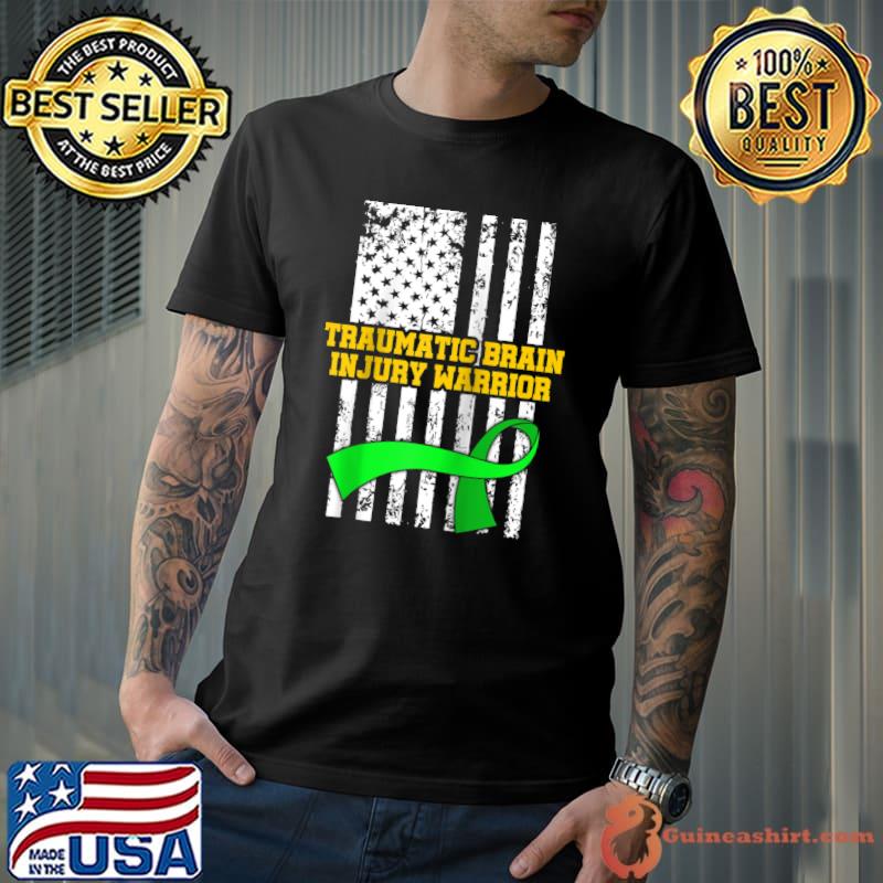 Traumatic brain injury warrior Sterile Processing Technicians American flag T-s Unisex