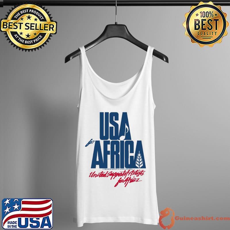 USA For Africa Jumper United Support For Africa Shirt Tank Top