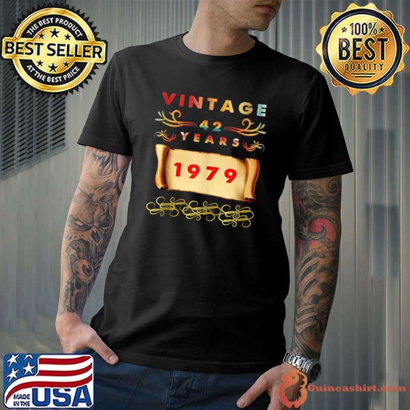 Vintage-1979, 42th-Birthday T-shirt