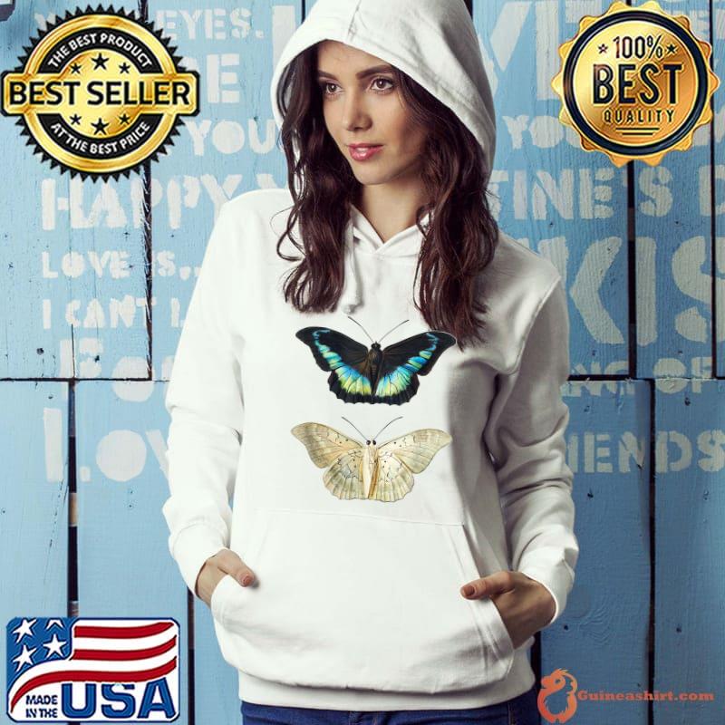 Vintage Butterfly & Moth Insect Illustration Arts T-Shirt