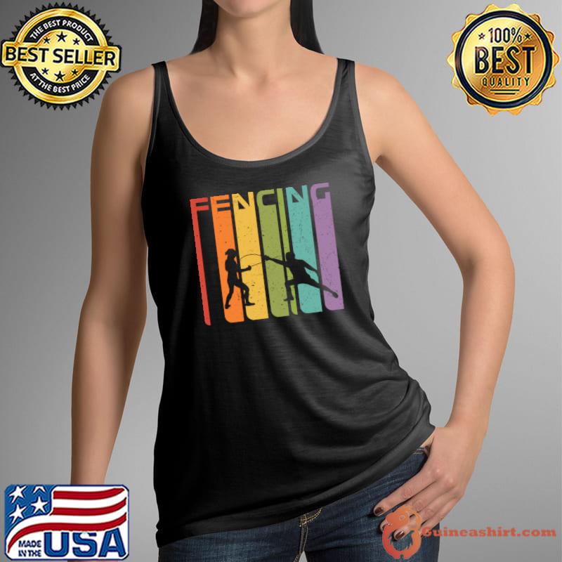 70s Retro Fencing Sports Fencing T- Tank Top