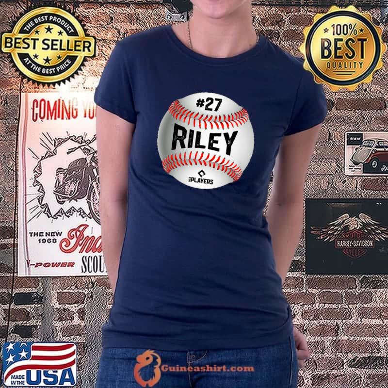 Austin Riley Baseball Atlanta MLBPA Baseball Player Premium T-Shirt Ladiestee