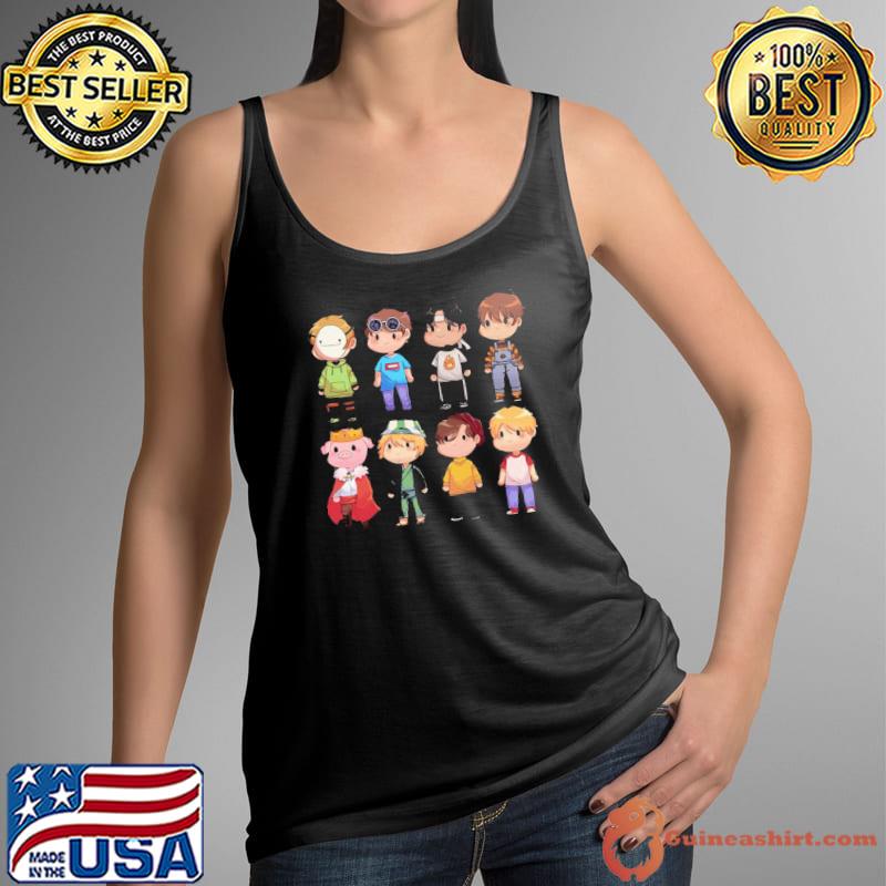 Awesome All Members Dream Smp Unisex Hoodie Tank Top