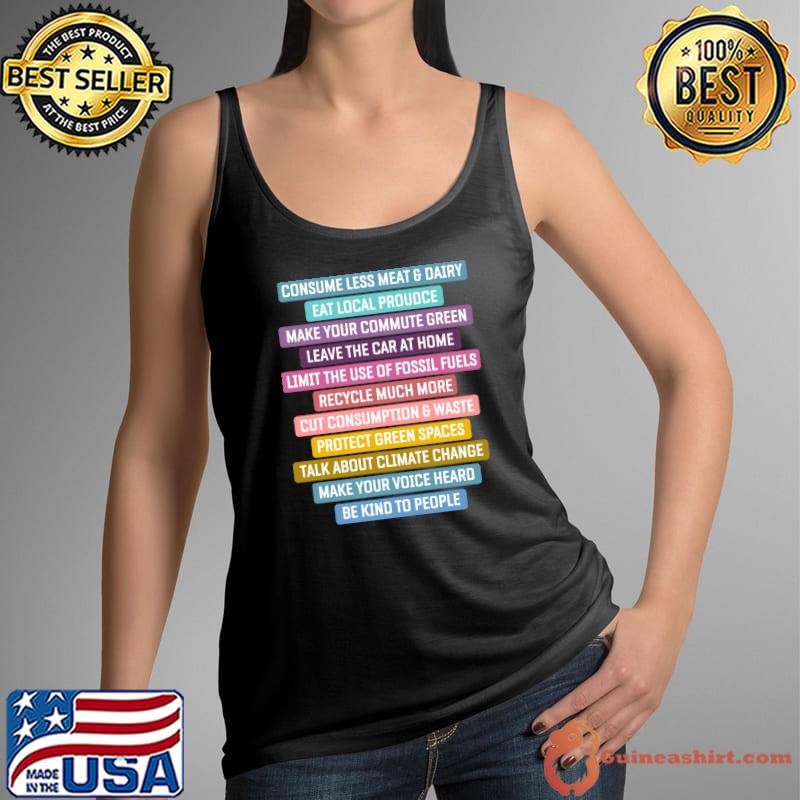 Awesome Climate Change Positive Affirmations For Environmentalists Sweat Tank Top