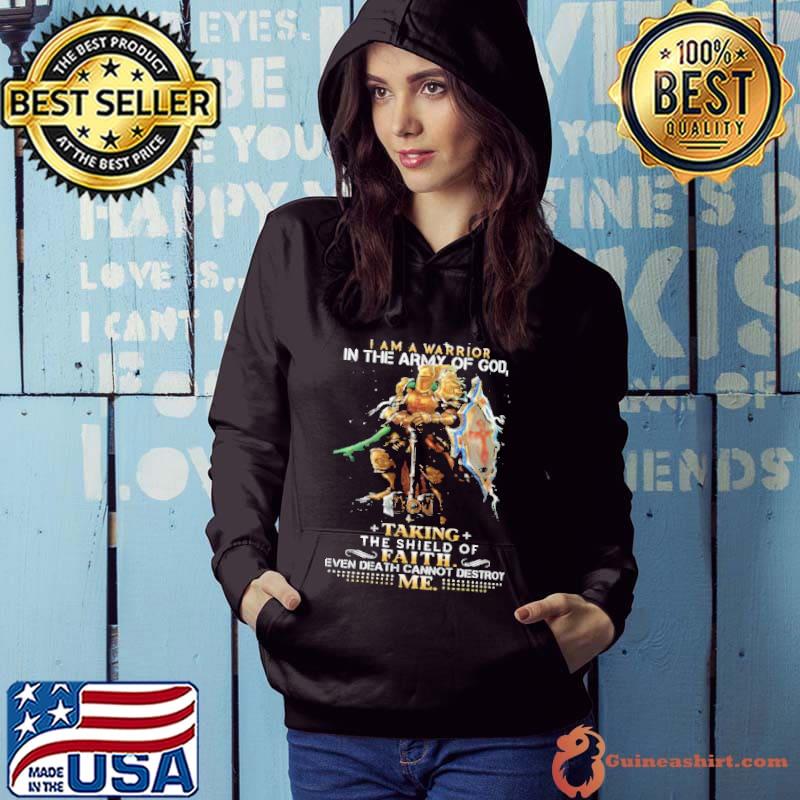 Awesome I Am A Warrior In The Army Of God Taking The Shiel Faith Me Vintage Shirt