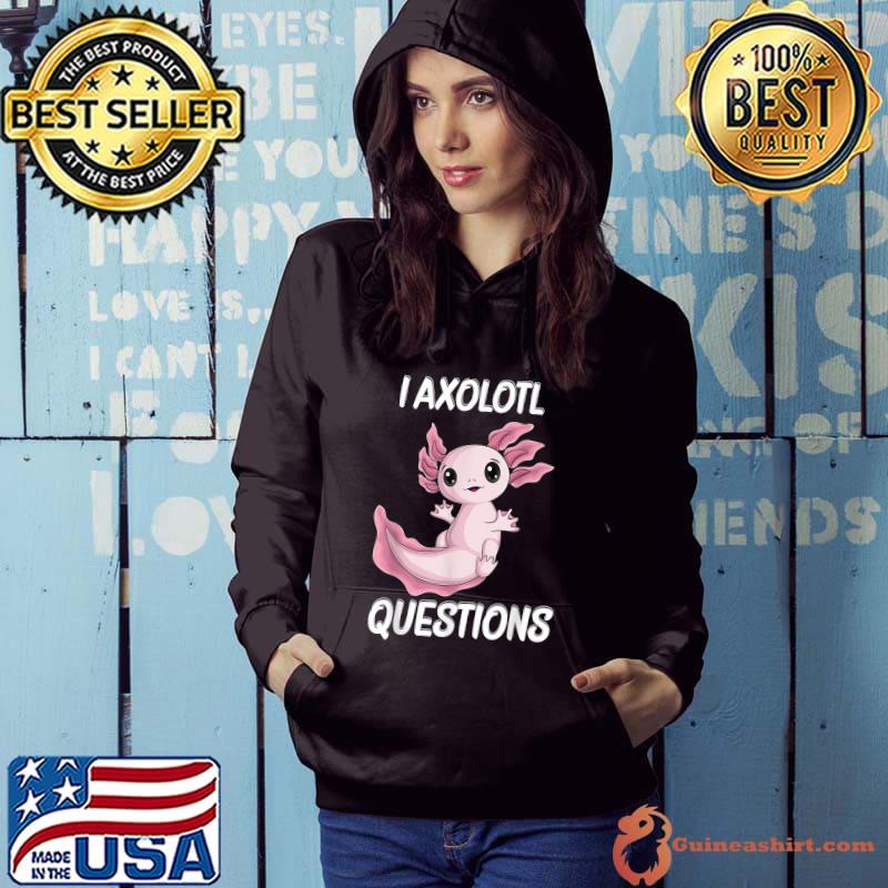 Awesome I Axolotl Questions Cute kawaii Axolotl kids boys men women T-Shirt