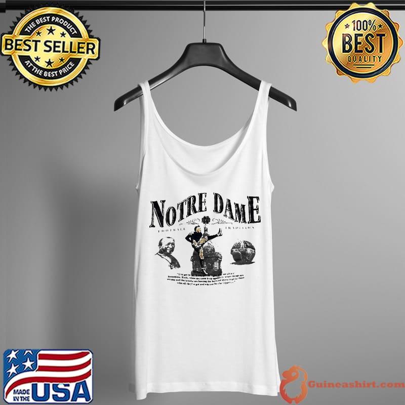 Awesome Notre Dame Football Traditional Shirt Tank Top