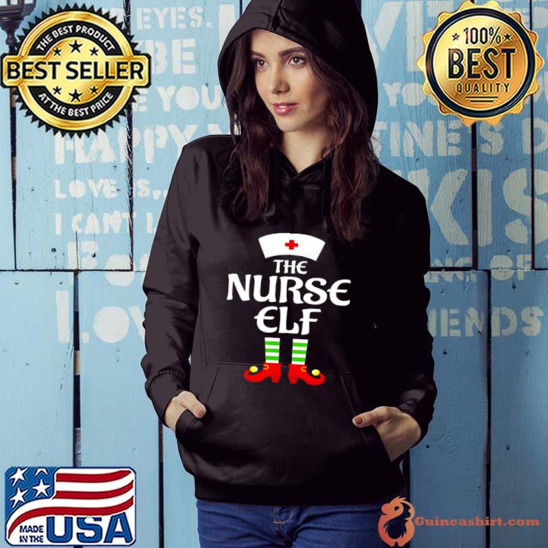 Awesome Nurse Elf Family Matching Group Christmas Shirt