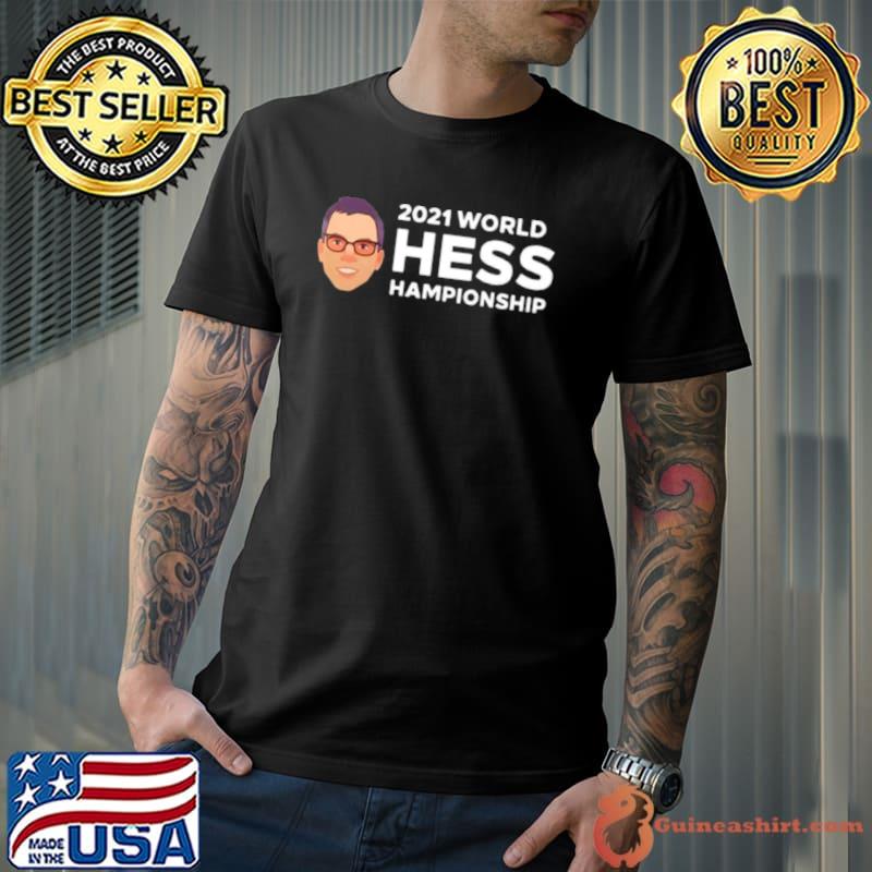 Awesome Robert Hess 2021 World Chess Championship Shirt Unisex