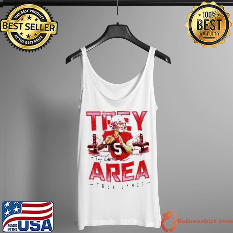 Awesome San Francisco 49ers Trey Lance Trey Area Tank Top