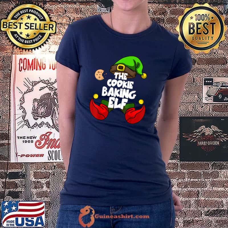 Awesome The Cookie Baking Elf Family Matching Christmas Group Pajama T Shirt