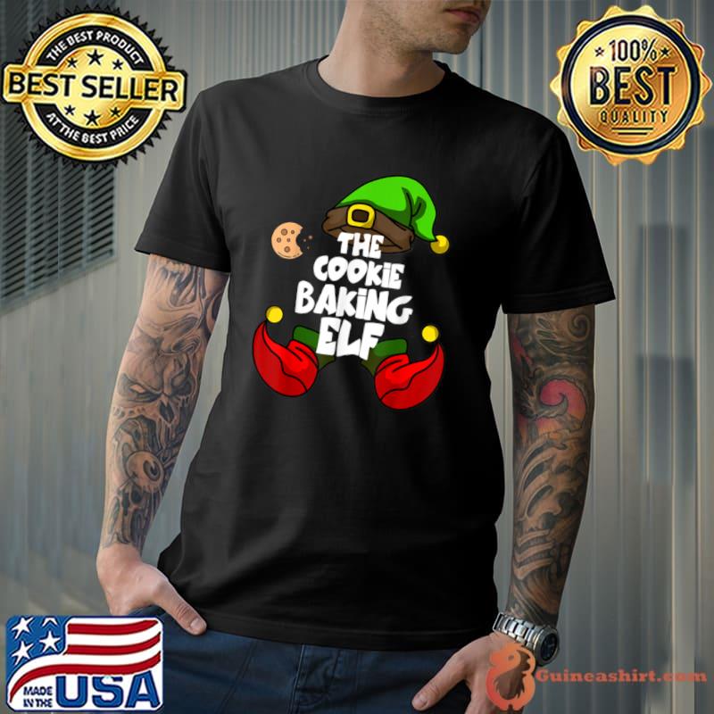 Awesome The Cookie Baking Elf Family Matching Christmas Group Pajama T Shirt Unisex