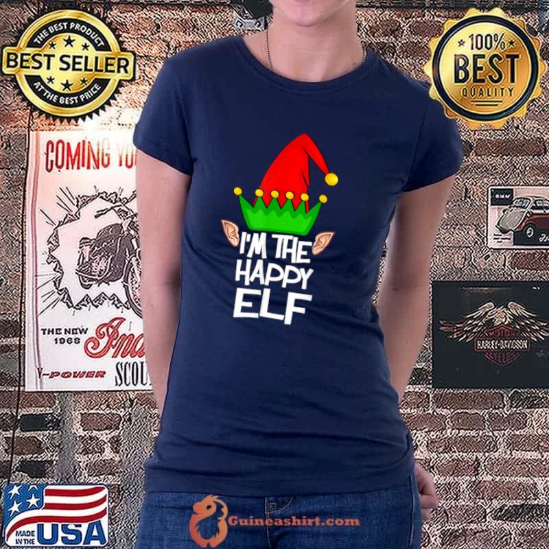 Awesome The Happy Elf Christmas Family Matching Costume Xmas Gifts T Shirt