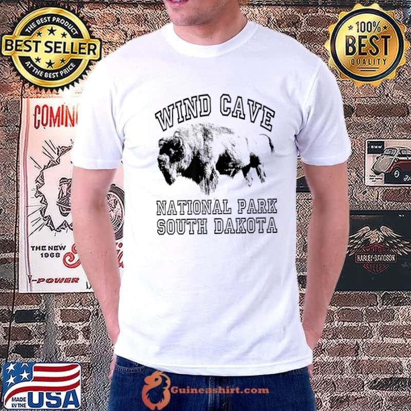 Awesome Wind Cave National Park South Dakota Buffalo Hiking Outdoors Premium T-Shirt Unisex