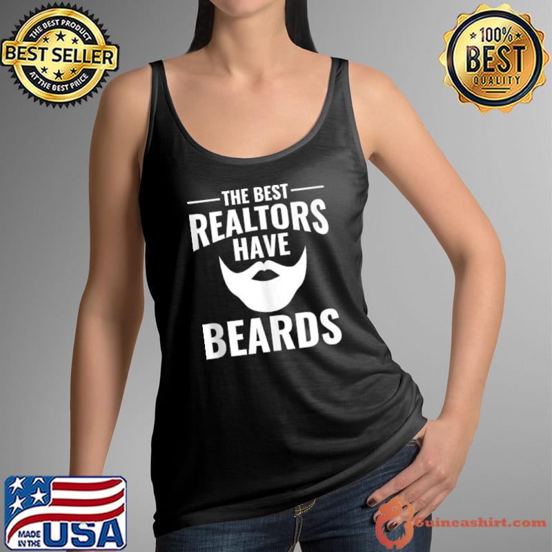 Bearded Realtor The Best Funny Male Real Estate Agent T- Tank Top
