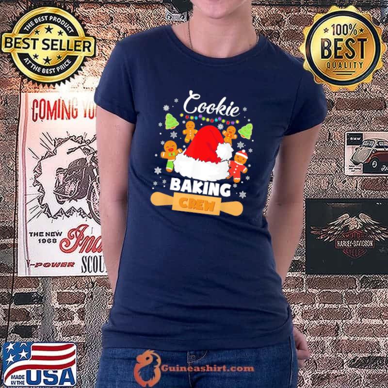 Best 2022 Christmas Cookie Baking Crew Funny Pajamas Family Christmas T-Shirt Ladiestee