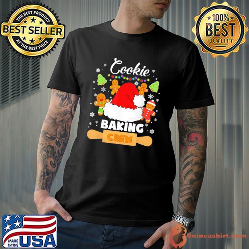 Best 2022 Christmas Cookie Baking Crew Funny Pajamas Family Christmas T-Shirt Unisex