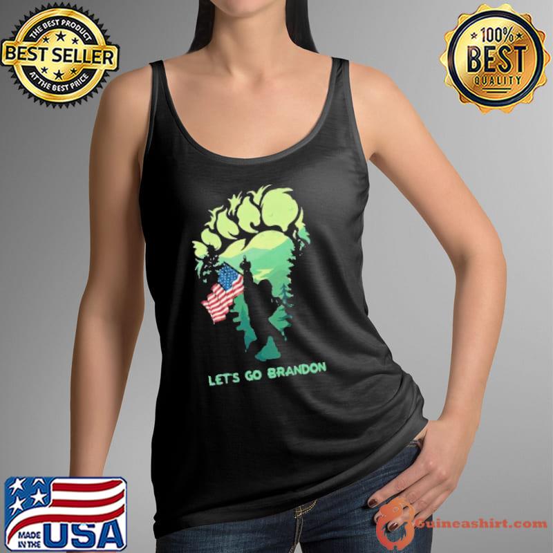 Best Bigfoot Let’s Go Brandon Shirt Tank Top