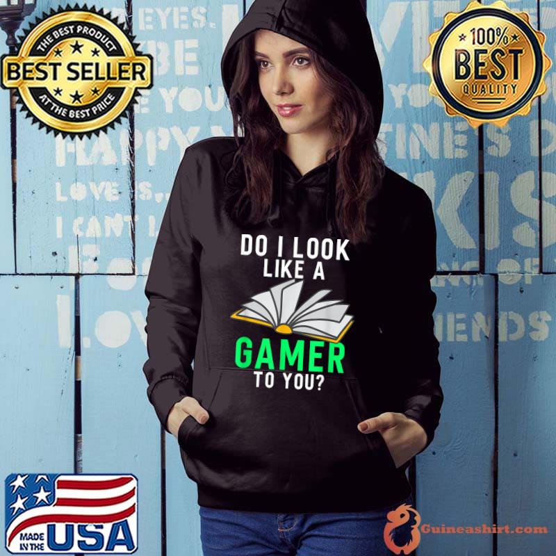Best Funny Book Reader Bookworm Not a Gamer for Teen Girls Boys T-Shirt
