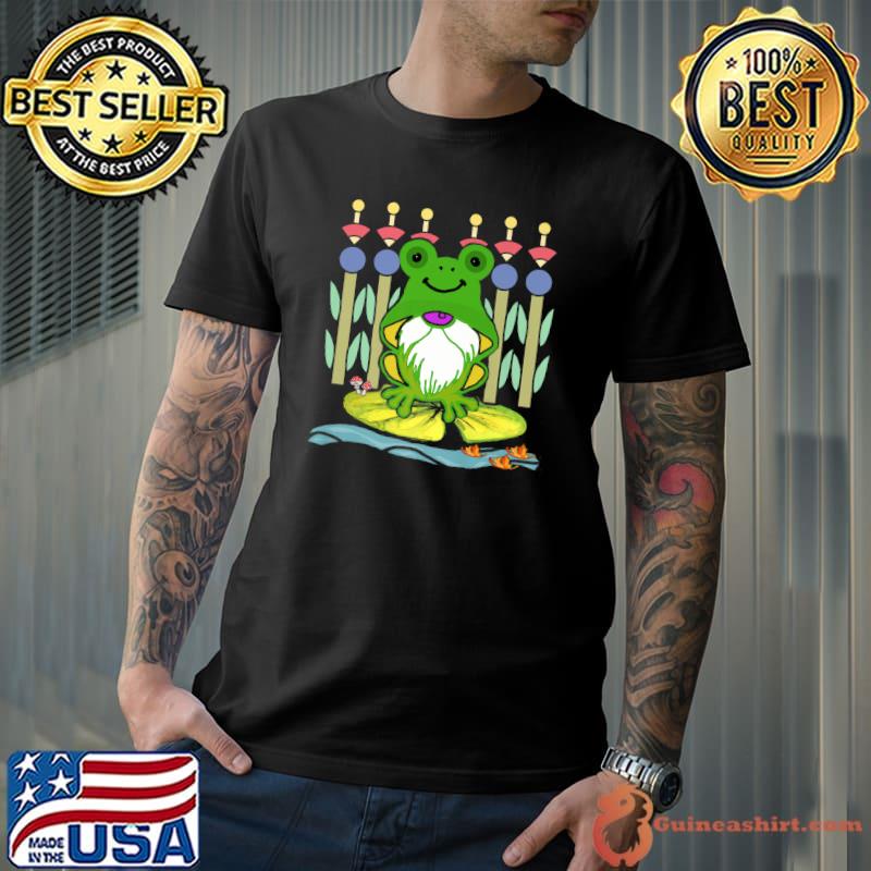 Best Gnomes Frogs Water Lilys Gardening Gift Women Men Tees Premium T-Shirt