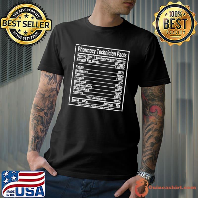 Best Pharmacy Technician Facts Shirt Unisex