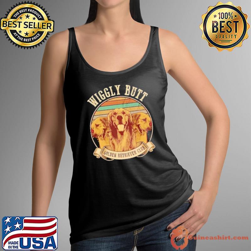 Best Wiggly Butt Golden Retriever Club Shirt Tank Top