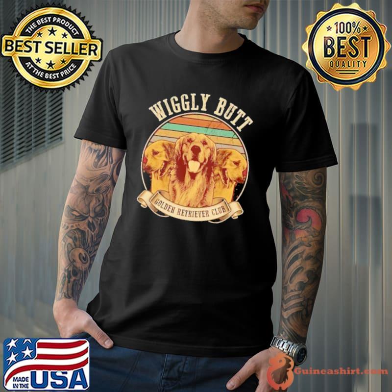 Best Wiggly Butt Golden Retriever Club Shirt Unisex
