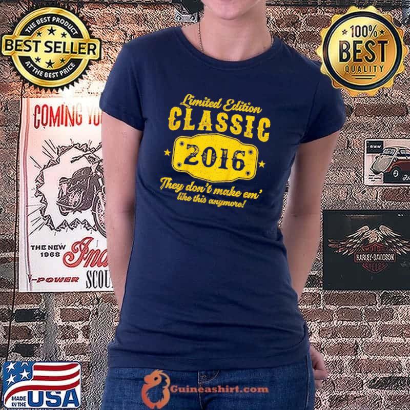 Best Youth Vintage 2016 Limited Edition 6 Years Old 6th Birthday Shirt Ladiestee