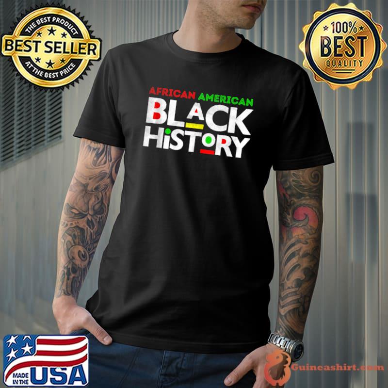 Black History African American Retro Vintage Distress Family T-shirt
