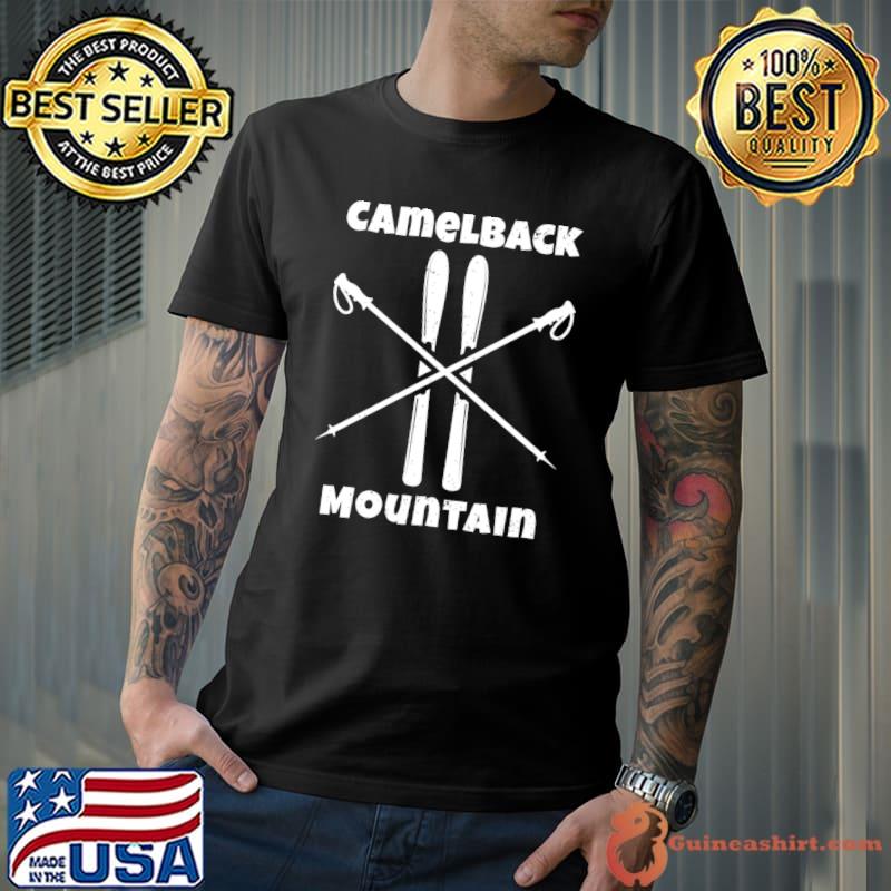 Camelback Mountain Pennsylvania Sking Skier Skis Ski Nordic T-shirt