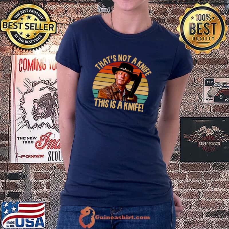 Crocodile Dundee That's Not A Knife vintage T-Shirt Ladiestee