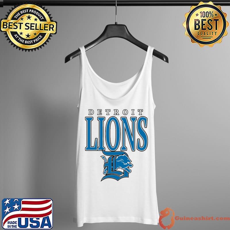 Detroit Lions Vintage NFL Club Shirt Tank Top