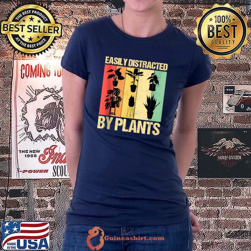 Easily Distracted by Plants vintage T- Ladiestee