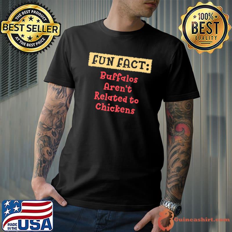 Funny Buffalos Are Not Chickens Funny Animal Pun Humor Animal Meme Premium T-Shirt