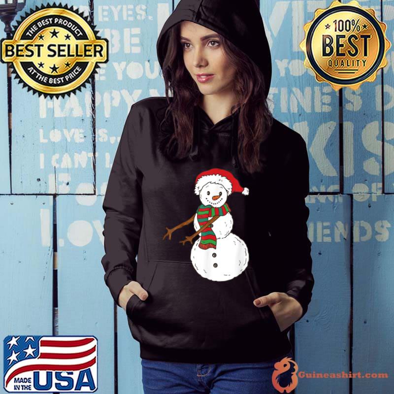 Funny cute Christmas snowman T-Shirt