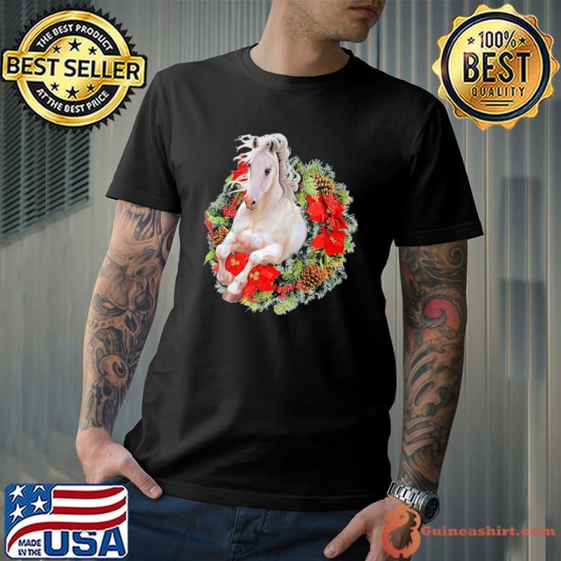 Funny Horse Christmas Shirt Unisex
