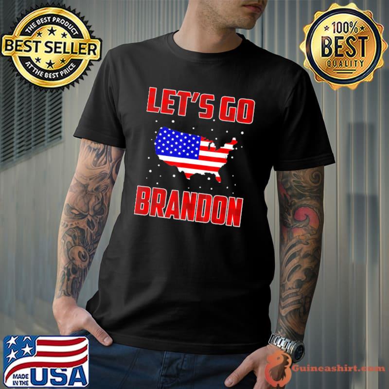 Funny Merry Christmas Let’s go Branson Brandon Buffalo Plaid T-Shirt Unisex