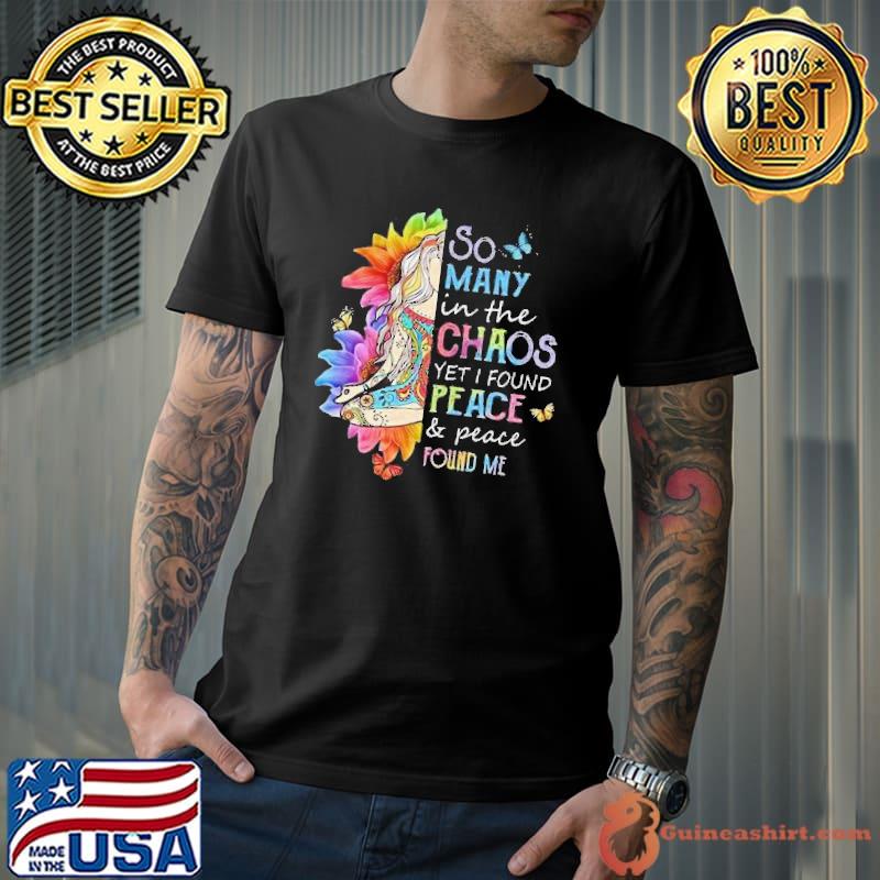 Funny Peace Found Me Shirt Unisex
