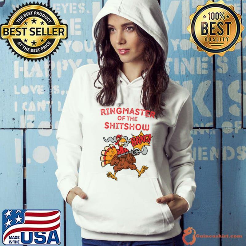 Funny Ringmaster Of The Shitshow - Funny Turkey Boss Premium T-Shirt