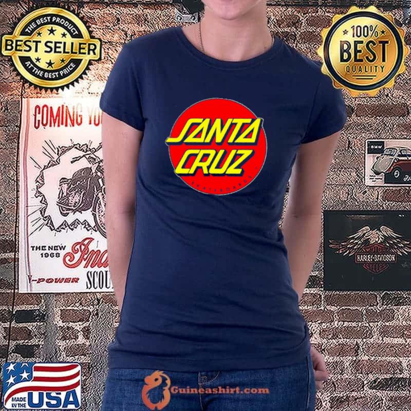 Funny Santa Cruz Skateboards shirt