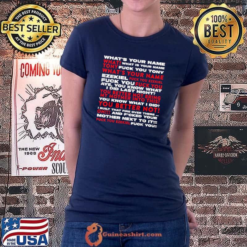 Hey What's Your Name Tony And Ezekiel T-Shirt Ladiestee