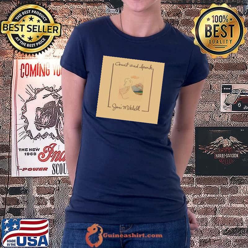 Joni Mitchell Court And Spark Album Cover Shirt Ladiestee
