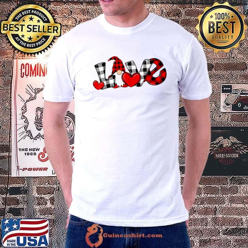 Love Gnome Valentines Day, Love Valentine Gnomes Heart T-Shirt Unisex