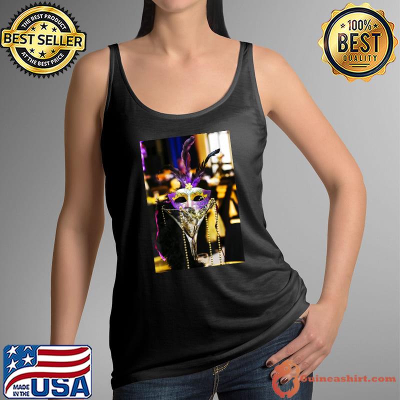 Mardi Gras Capuchon Mask New Orleans Carnival Costume T-Shirt Tank Top