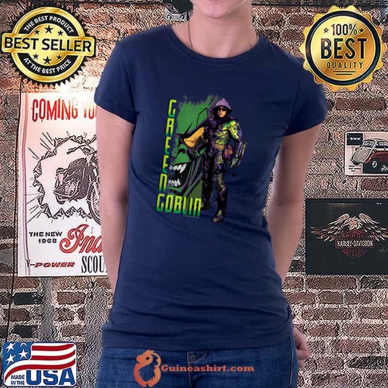 Marvel Spider-Man No Way Home Green Goblin Supervillain T-Shirt Ladiestee