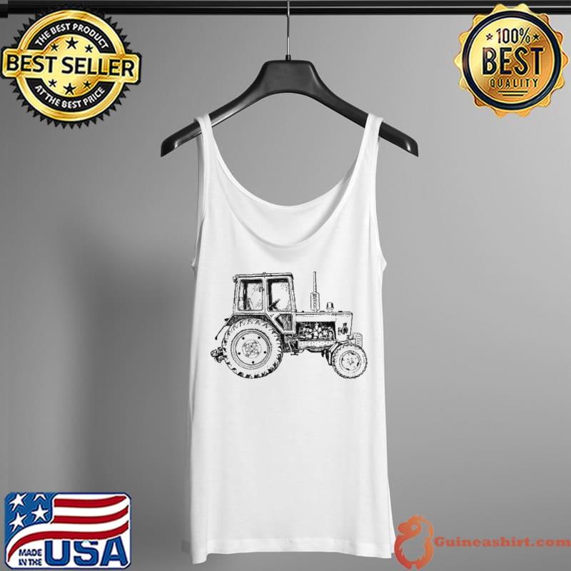 Nice Belarus Tractor Farming Shirt Tank Top